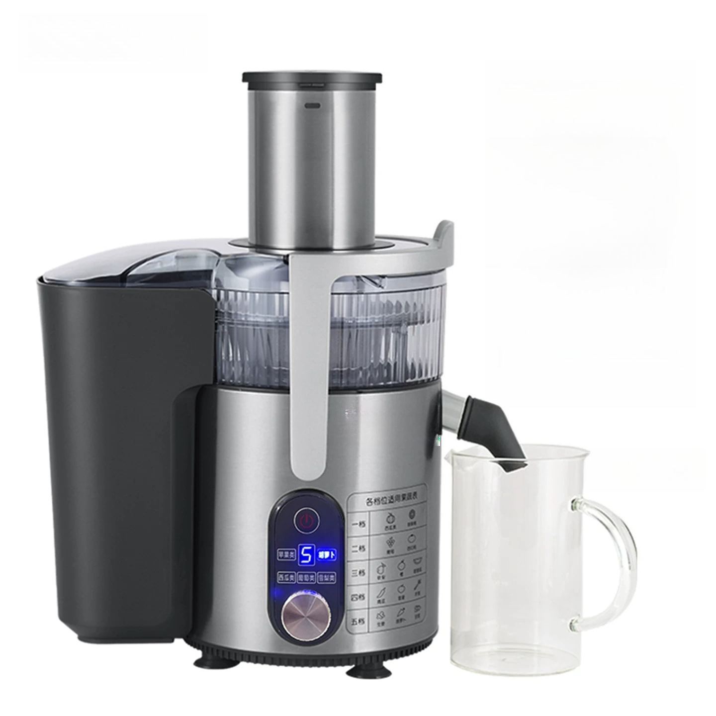 Juicer - Ticari kullanım, meyve suyu kalıntısı ayırma,