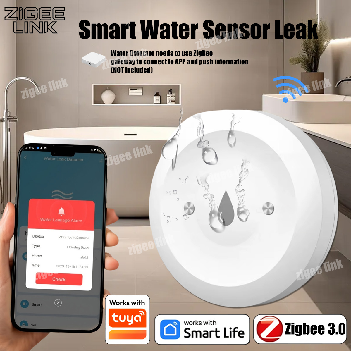 Kitchen Appliances Video - Akıllı Su Kaçak Sensörü Tuya ZigBee