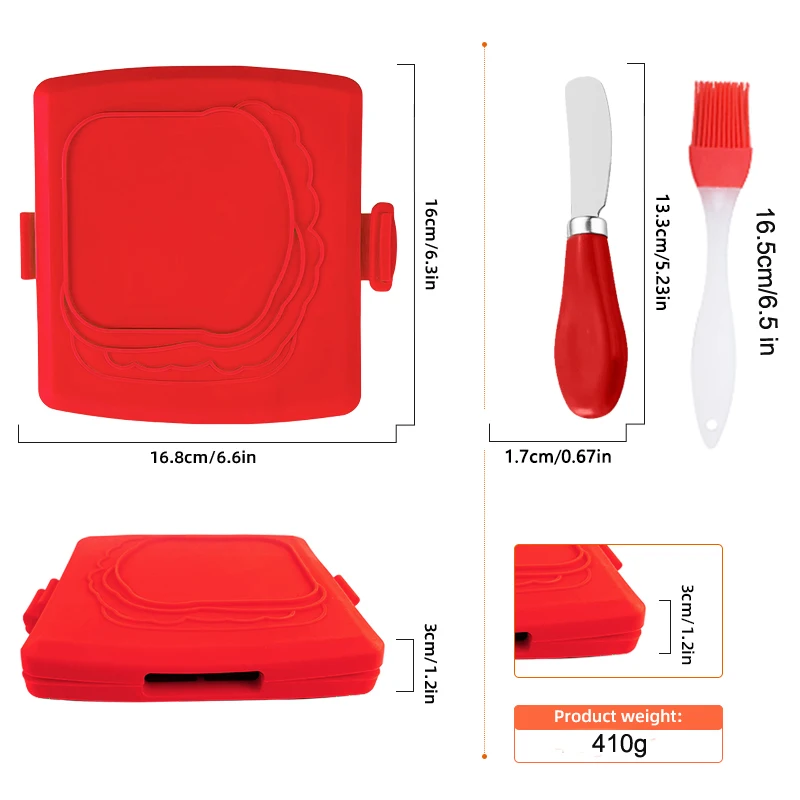 3'lü Paket Gıda Sınıfı Sandviç - Toaster incelemesi ve fiyatı