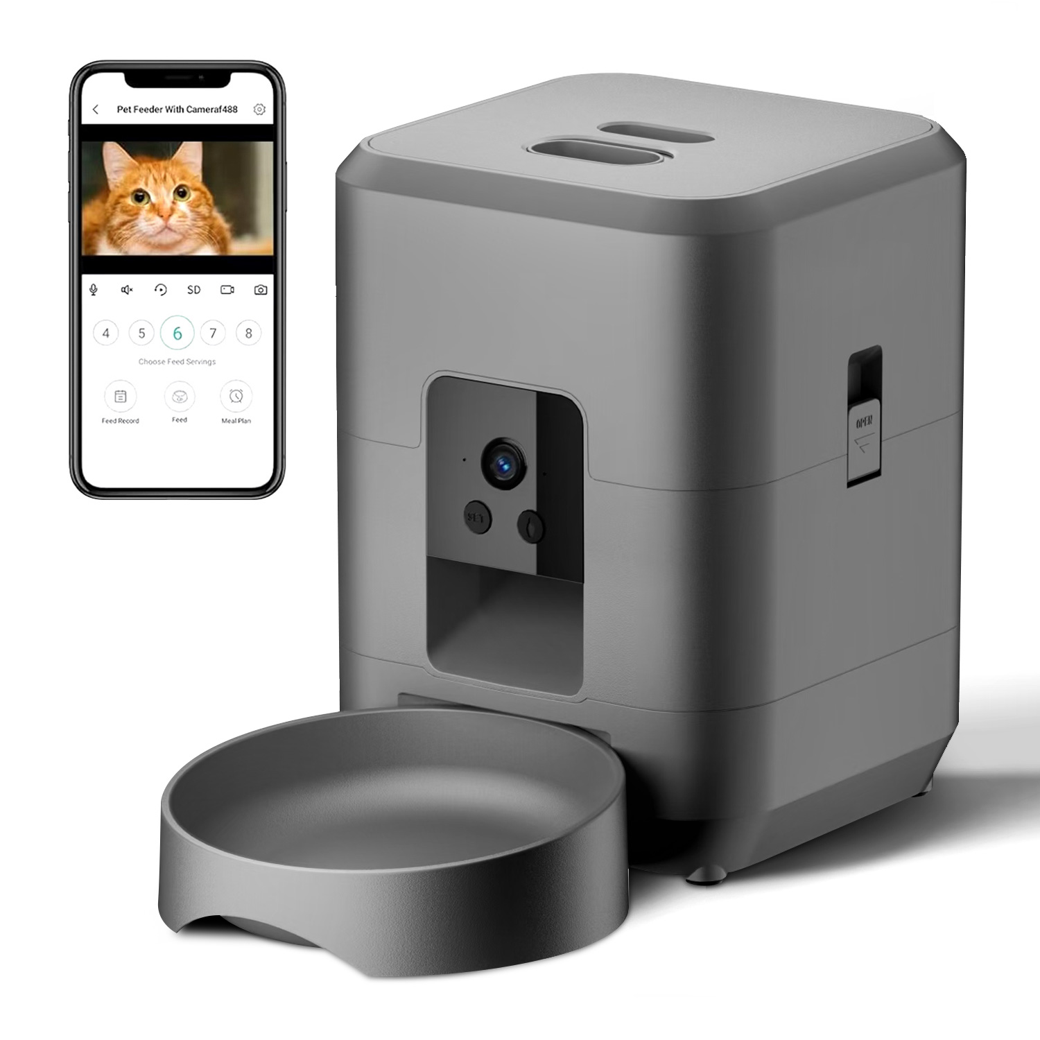 Kamera Özellikli Otomatik Kedi - Kitchen Appliances Video incelemesi ve fiyatı